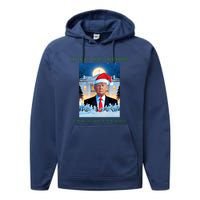 Donald Trump Ill Be Home For Christmas Inauguration Performance Fleece Hoodie