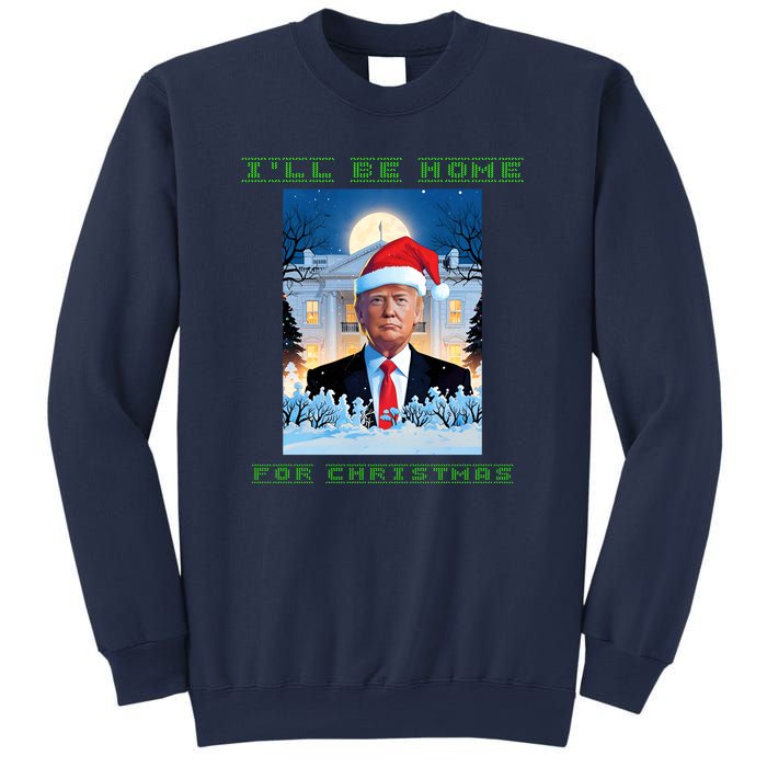 Donald Trump Ill Be Home For Christmas Inauguration Sweatshirt