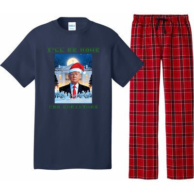 Donald Trump Ill Be Home For Christmas Inauguration Pajama Set