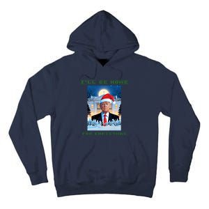 Donald Trump Ill Be Home For Christmas Inauguration Tall Hoodie