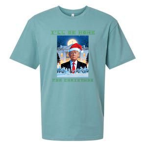 Donald Trump Ill Be Home For Christmas Inauguration Sueded Cloud Jersey T-Shirt