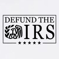 Defund The Irs Garment-Dyed Sweatshirt