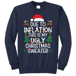 Due To Inflation This Is My Ugly Sweater For Christmas Sweatshirt