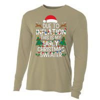 Due To Inflation This Is My Ugly Sweater For Christmas Cooling Performance Long Sleeve Crew