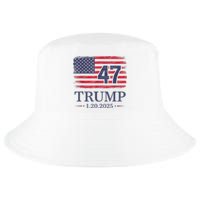 Donald Trump Inauguration Day 2025 47th President 47 Us Flag Cool Comfort Performance Bucket Hat