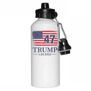 Donald Trump Inauguration Day 2025 47th President 47 Us Flag Aluminum Water Bottle