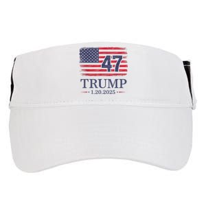 Donald Trump Inauguration Day 2025 47th President 47 Us Flag Adult Drive Performance Visor