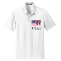 Donald Trump Inauguration Day 2025 47th President 47 Us Flag Dry Zone Grid Polo