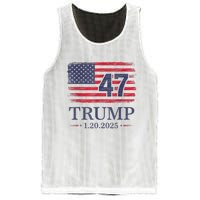 Donald Trump Inauguration Day 2025 47th President 47 Us Flag Mesh Reversible Basketball Jersey Tank