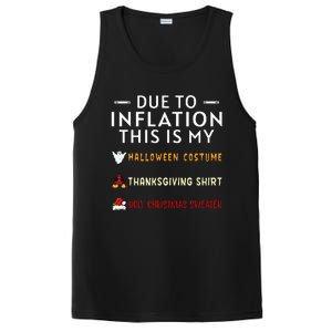 Due To Inflation This Is My Halloween Thanksgiving Xmas PosiCharge Competitor Tank