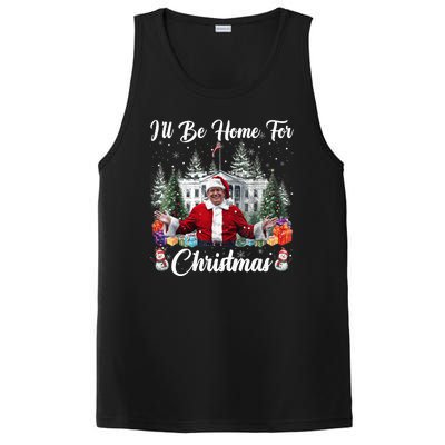 Donald Trump Ill Be Home For Christmas Santa White House PosiCharge Competitor Tank