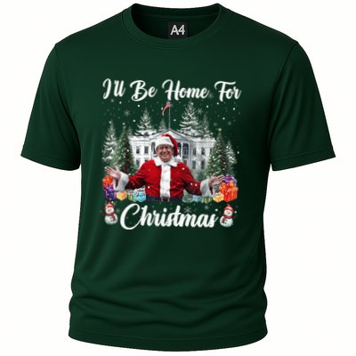Donald Trump Ill Be Home For Christmas Santa White House Performance Shirt