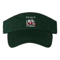 Donald Trump Ill Be Home For Christmas Santa White House Valucap Bio-Washed Visor