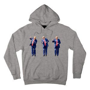 Donald Trump Is Your President Qr Trump Dance (2side) Tall Hoodie