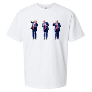 Donald Trump Is Your President Qr Trump Dance (2side) Sueded Cloud Jersey T-Shirt