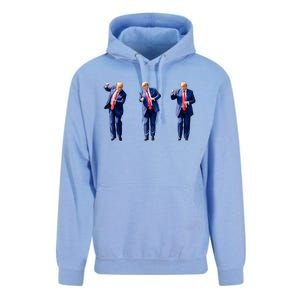 Donald Trump Is Your President Qr Trump Dance (2side) Unisex Surf Hoodie