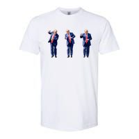 Donald Trump Is Your President Qr Trump Dance (2side) Softstyle CVC T-Shirt