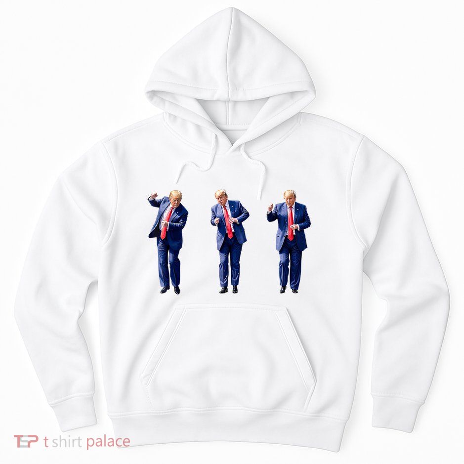 Donald Trump Is Your President Qr Trump Dance (2side) Hoodie