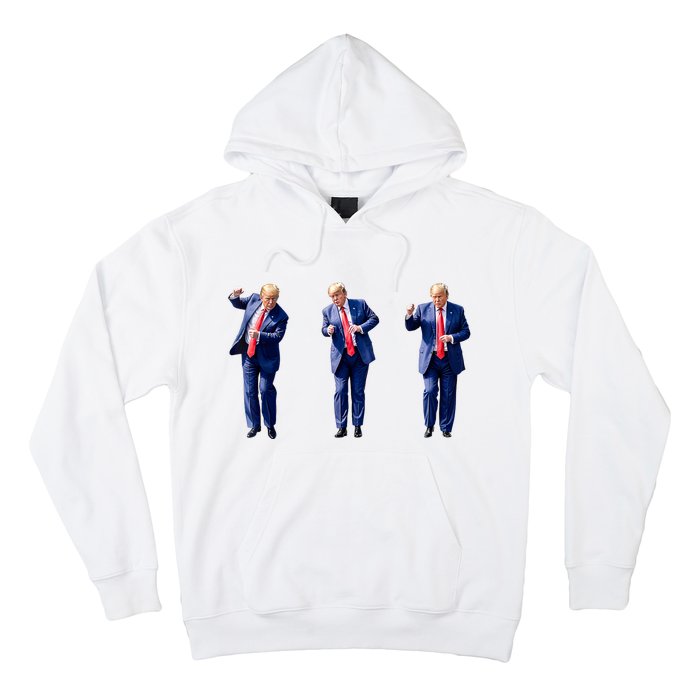 Donald Trump Is Your President Qr Trump Dance (2side) Hoodie