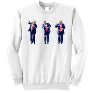 Donald Trump Is Your President Qr Trump Dance (2side) Sweatshirt