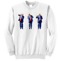 Donald Trump Is Your President Qr Trump Dance (2side) Sweatshirt