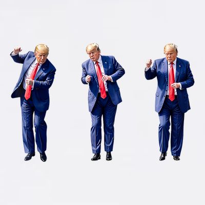 Donald Trump Is Your President Qr Trump Dance (2side) T-Shirt