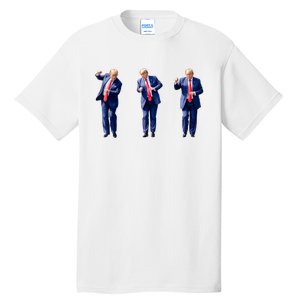 Donald Trump Is Your President Qr Trump Dance (2side) Tall T-Shirt