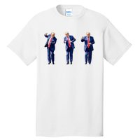 Donald Trump Is Your President Qr Trump Dance (2side) Tall T-Shirt