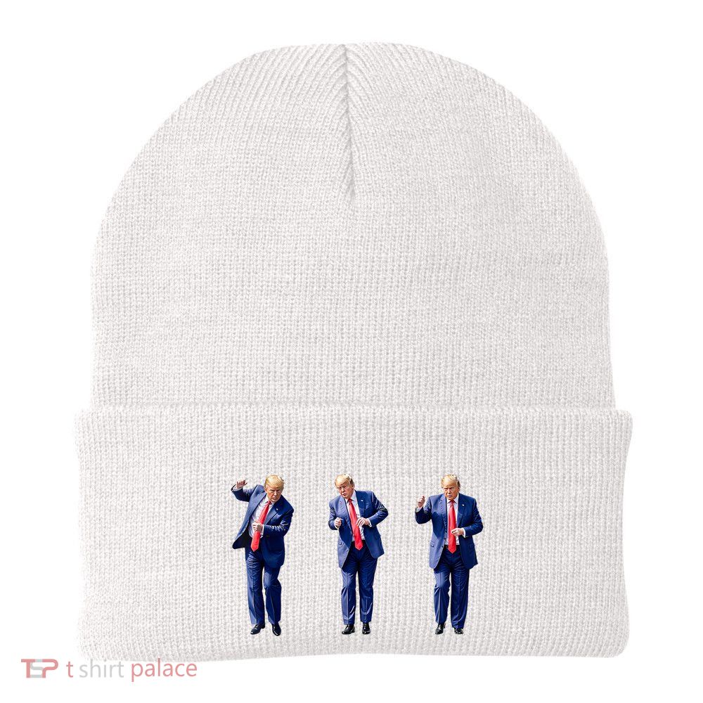 Donald Trump Is Your President Qr Trump Dance (2side) Beanie