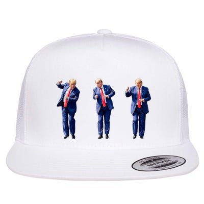 Donald Trump Is Your President Qr Trump Dance (2side) Flatbill Hat
