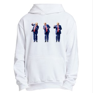 Donald Trump Is Your President Qr Trump Dance (2side) Urban Pullover Hoodie