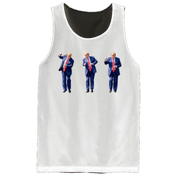 Donald Trump Is Your President Qr Trump Dance (2side) Mesh Reversible Basketball Jersey Tank