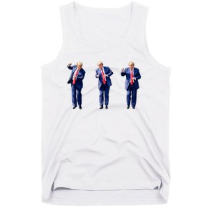 Donald Trump Is Your President Qr Trump Dance (2side) Tank Top