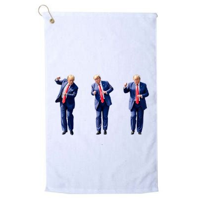 Donald Trump Is Your President Qr Trump Dance (2side) Golf Towel