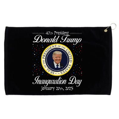 Donald Trump Inauguration Day 2025 47th Usa President Grommeted Golf Towel