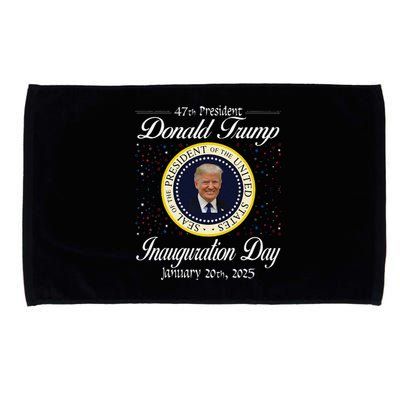 Donald Trump Inauguration Day 2025 47th Usa President Microfiber Hand Towel