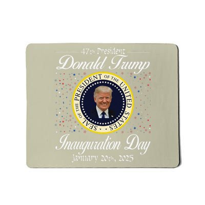 Donald Trump Inauguration Day 2025 47th Usa President Mousepad