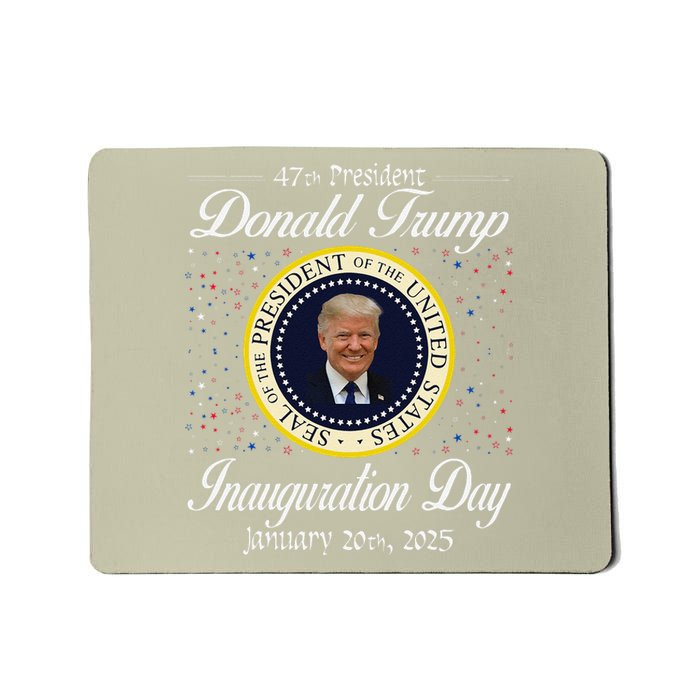 Donald Trump Inauguration Day 2025 47th Usa President Mousepad