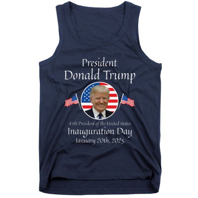 Donald Trump Inauguration Day 2025 47th Usa President Tank Top