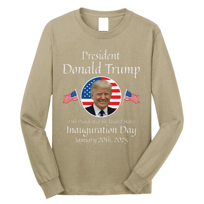 Donald Trump Inauguration Day 2025 47th Usa President Long Sleeve Shirt