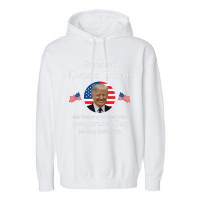 Donald Trump Inauguration Day 2025 47th Usa President Garment-Dyed Fleece Hoodie