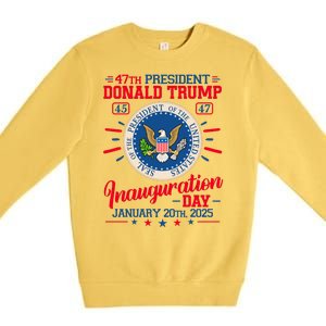 Donald Trump Inauguration Day 2025 Premium Crewneck Sweatshirt