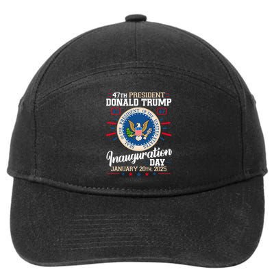 Donald Trump Inauguration Day 2025 7-Panel Snapback Hat