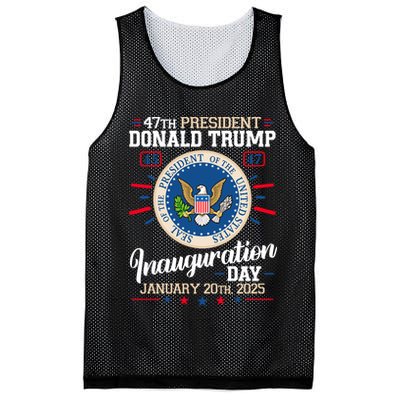 Donald Trump Inauguration Day 2025 Mesh Reversible Basketball Jersey Tank