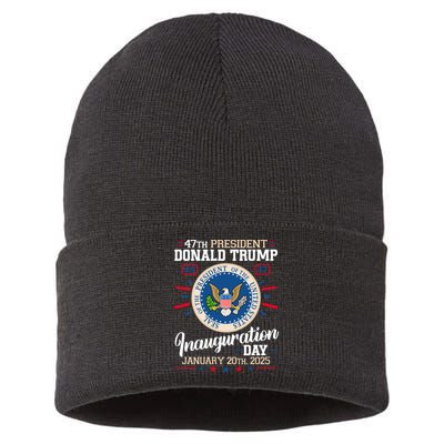 Donald Trump Inauguration Day 2025 Sustainable Knit Beanie