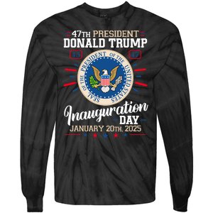 Donald Trump Inauguration Day 2025 Tie-Dye Long Sleeve Shirt