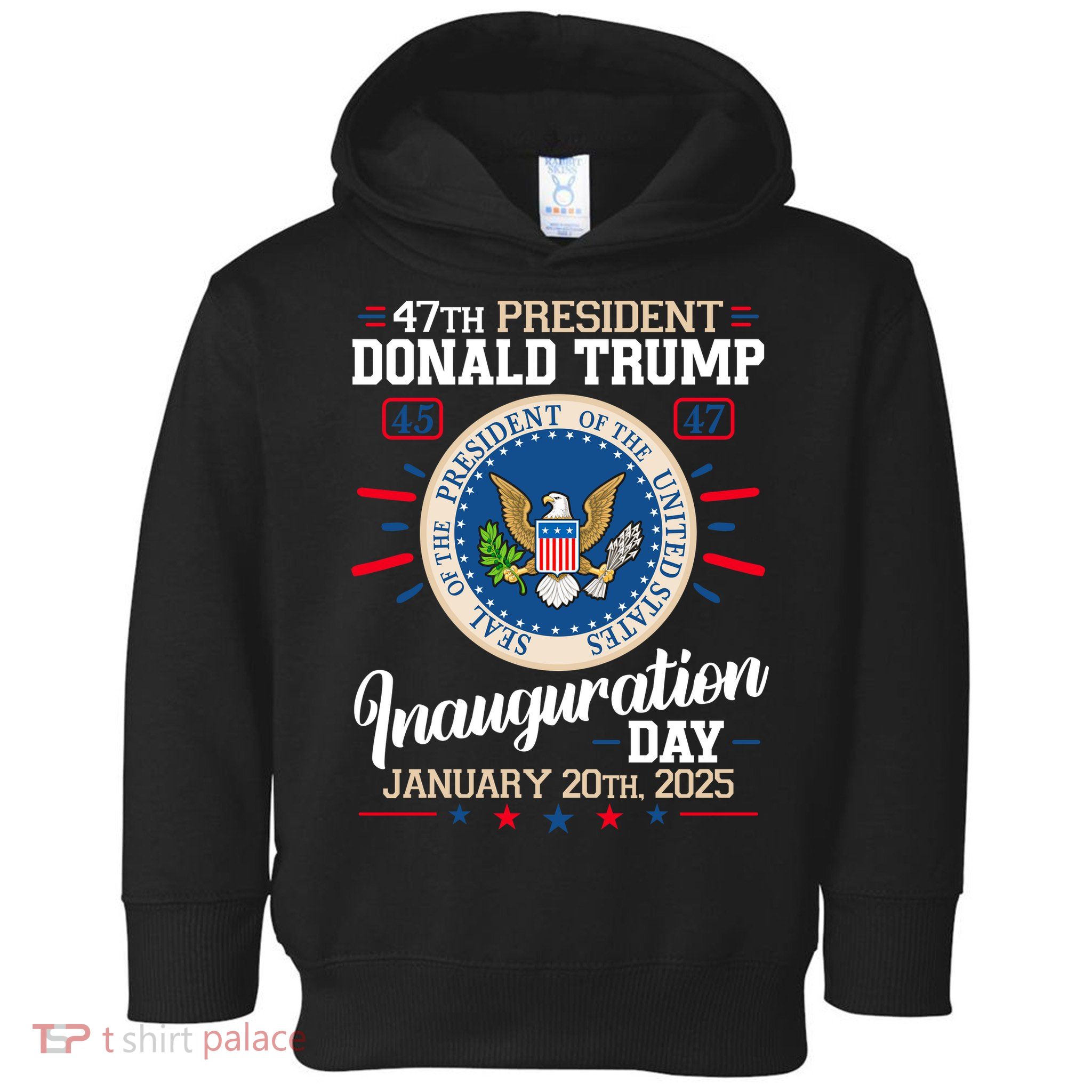 Donald Trump Inauguration Day 2025 Toddler Hoodie