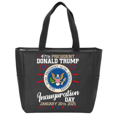 Donald Trump Inauguration Day 2025 Zip Tote Bag