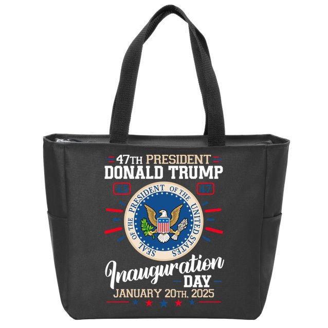 Donald Trump Inauguration Day 2025 Zip Tote Bag