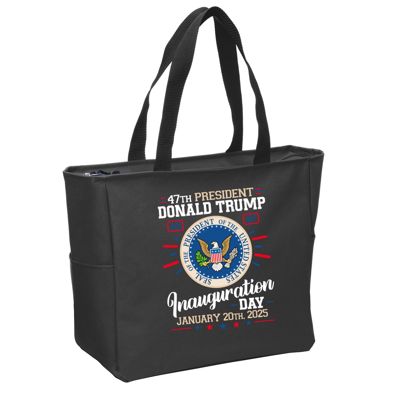 Donald Trump Inauguration Day 2025 Zip Tote Bag